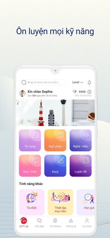 Ôn luyện các kỹ năng