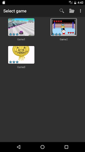 Tìm kiếm các tệp trò chơi trong SD Card và bộ nhớ trong