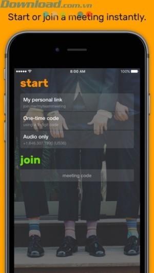 Bắt đầu cuộc họp nhanh chóng