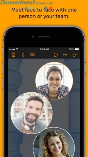 Nhìn mặt đối mặt trong cuộc họp video
