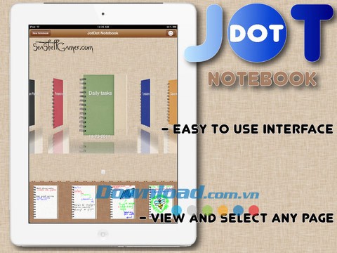JotDot Notebook for iPad