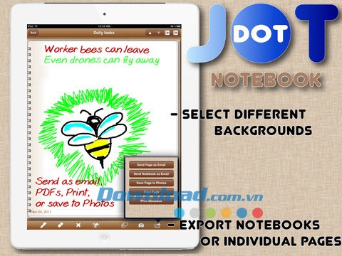 JotDot Notebook for iPad