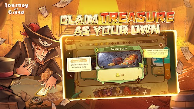 Phiêu lưu trên biển và giành lấy kho báu trong game Journey of Greed