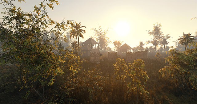 Xây dựng ngôi làng bằng chính những vật liệu mà bạn thu thập trên đảo