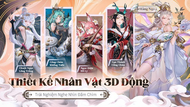 Các nhân vật được thiết kế tinh tế, quyến rũ