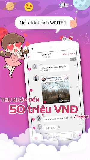 Joylada có thể cho bạn trở thành người viết truyện trên ứng dụng và kiếm tiền