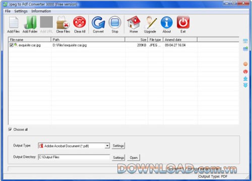 Jpeg to Pdf Converter 3000