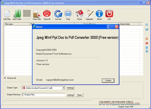 Jpeg Wmf Ppt Doc to Pdf Converter 3000