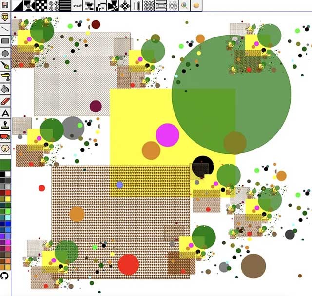 Thoải mái vẽ trên màn hình trình duyệt với nhiều công cụ và họa tiết đa dạng