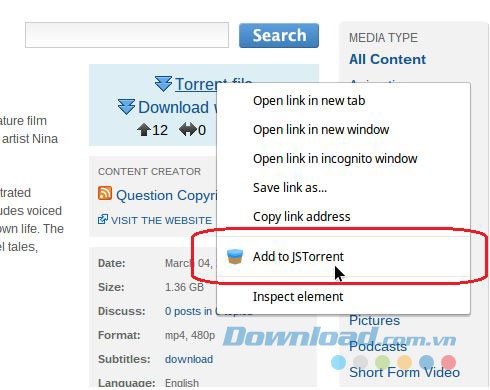 Lựa chọn tải file đa dạng