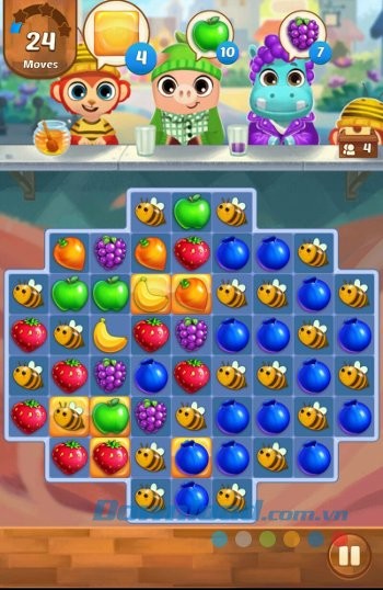 Giao diện game Juice Jam