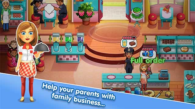 Giúp Julie điều hành cửa hàng bánh của gia đình trong game Julie's Sweets