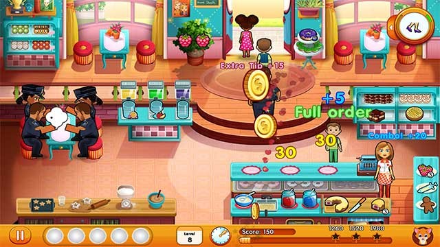 Julie's Sweets được phát triển theo phong cách game quản lý thời gian