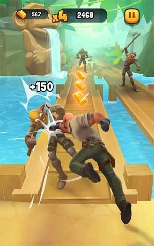 Đánh bại mọi kẻ thù trên đường đi