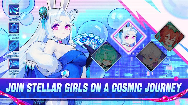 Cùng những cô nàng sao tham gia cuộc hành trình phiêu lưu trong vũ trụ trong game JUMP IMPACT