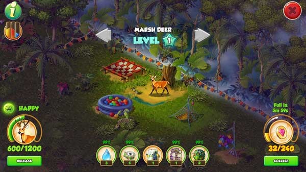 Jungle Guardians có nhiều cấp độ chơi thú vị