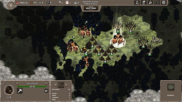 Xây dựng bộ tộc mới, cùng nhau phát triển ngôi làng, kiếm tài nguyên và mở rộng vùng đất