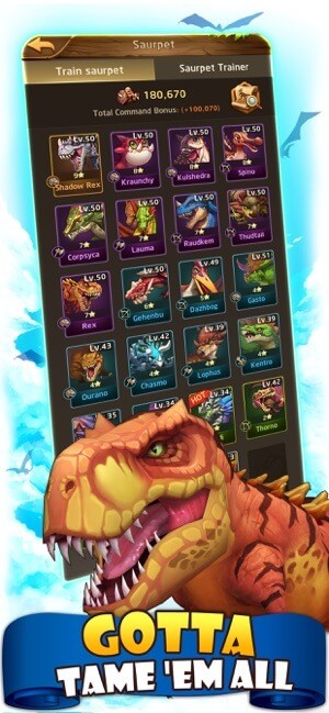 Thuần hóa, chế ngự khủng long