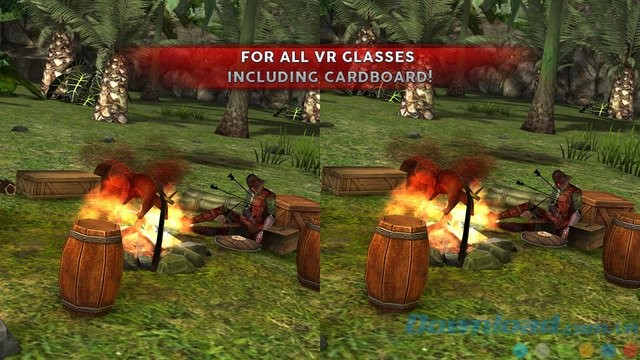 Chơi game bằng kính vr