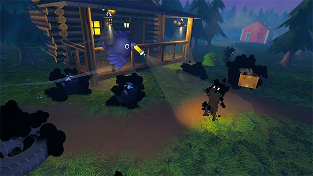 Thu thập và sử dụng mọi công cụ mà chú quạ bắt gặp trên đường đi