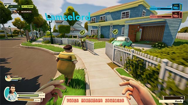 Chơi game Neighbors: Suburban Warfare ở góc nhìn thứ nhất trực quan