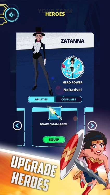 Nâng cấp các anh hùng để tăng cường sức mạnh