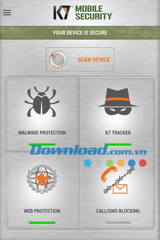 K7 Mobile Security cho Android