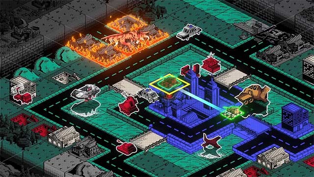 Xây dựng các tòa nhà và công trình phòng thủ trong Kaiju War game