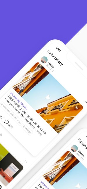 Chia sẻ ảnh, trạng thái... trên KakaoStory