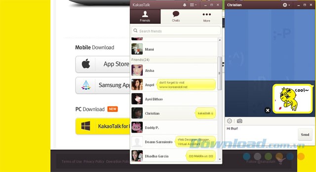 Ứng dụng chat KakaoTalk