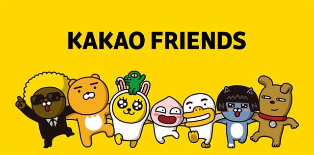 KakaoTalk cung cấp nhiều gói biểu tượng cảm xúc và các nhân vật đại diện dễ thương