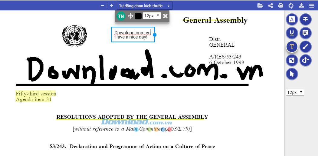 Các thao tác thực hiện chỉnh sửa PDF trên Kami