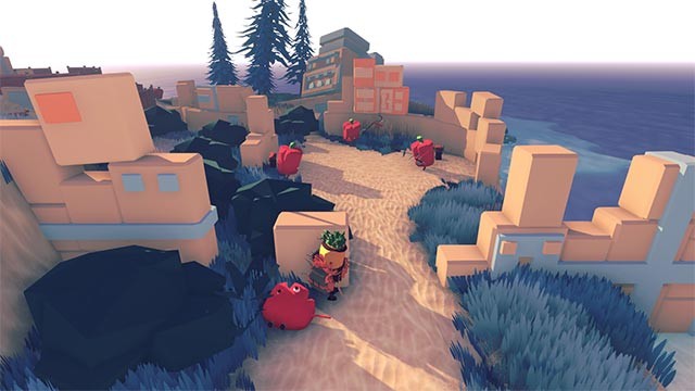 Lối chơi của Kamikaze Veggy là sự pha trộn giữa hành động lén lút với phiêu lưu giải đố hấp dẫn