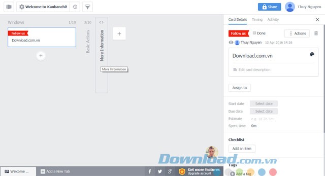 Thu nhỏ danh sách