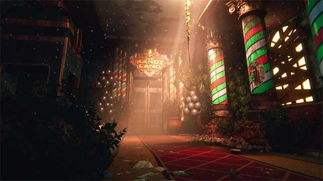 Game sẽ đưa bạn vào một bối cảnh lễ hội đầy màu sắc nhưng đổ nát