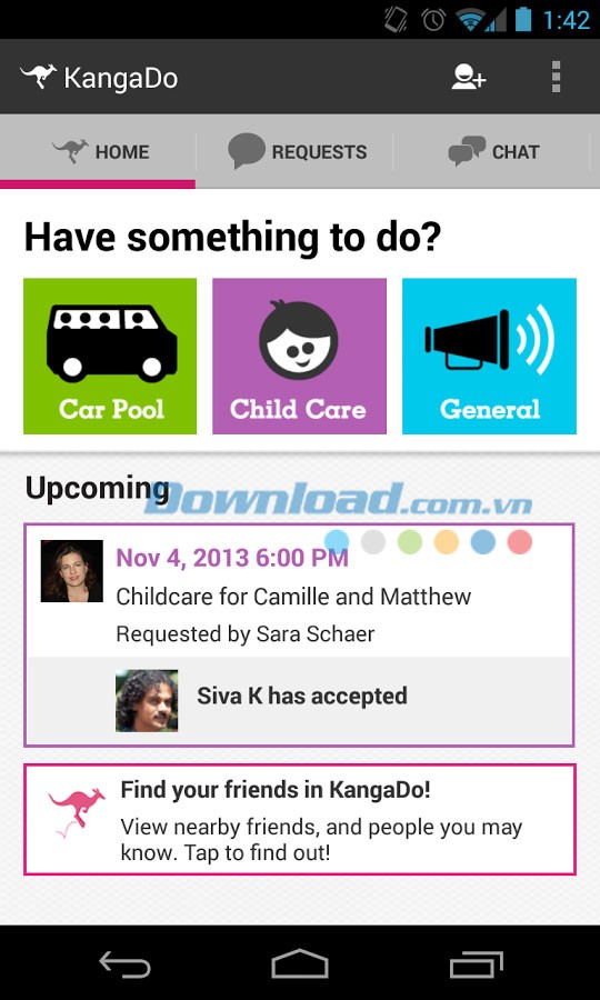 KangaDo Parent Organizer for Android