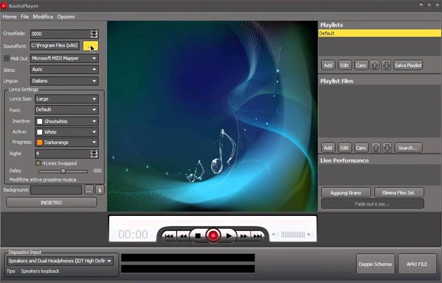 Giao diện Kanto Karaoke