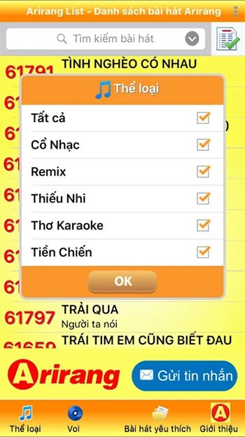 Tìm theo thể loại