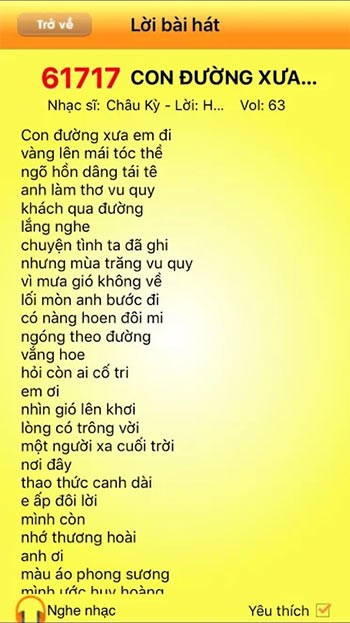Lời bài hát