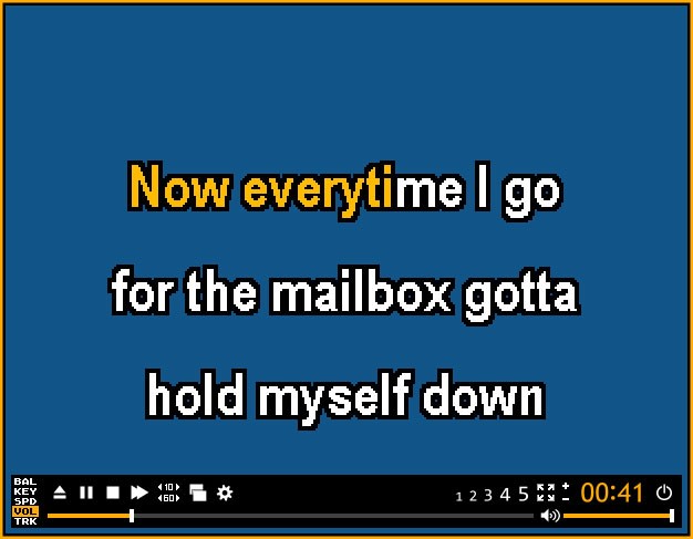 Giao diện phần mềm Karaoke Builder Player trên máy tính