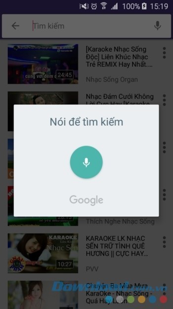 Tìm kiếm bằng giọng nói