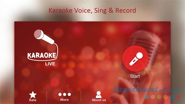 Ứng dụng hát karaoke miễn phí Karaoke Voice