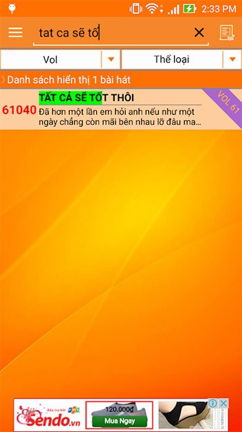 Kết quả tìm kiếm