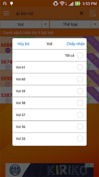 Tìm kiếm theo Vol