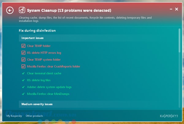 Xem kết quả chi tiết