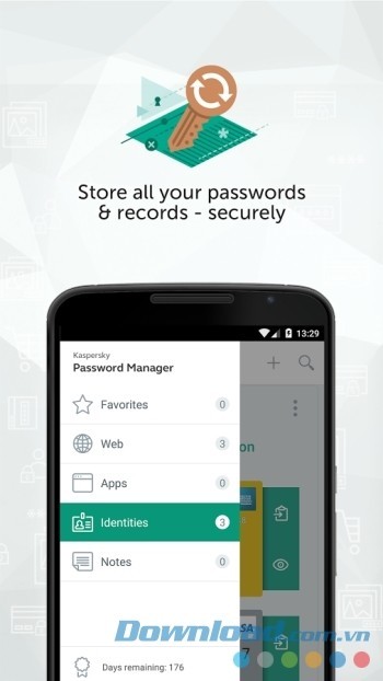 Lưu trữ tất cả dữ liệu mật an toàn với Kaspersky Password Manager