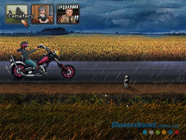 Lái xe mô tô đến nhiều địa điểm trong game phiêu lưu mới Kathy Rain cho máy tính và Mac
