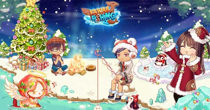 Kawaii Fishing Together cho Android là game câu cá có đồ họa cực dễ thương