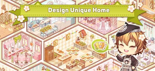 Game thiết kế và trang trí nội thất theo phong cách dễ thương cực hay - Kawaii Home Design
