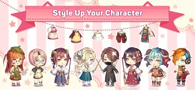 Thay đồ cho nhân vật trong Kawaii Home Design với nhiều phong cách thời trang khác nhau